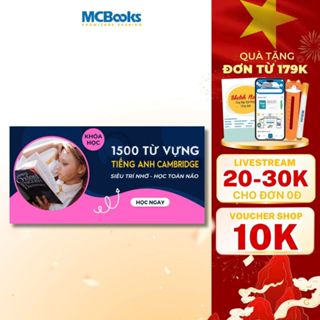   E-voucher  Khóa học 1500 từ vựng tiếng Anh Cambrigde - Nhắn tin về shop nhận hướng dẫn 