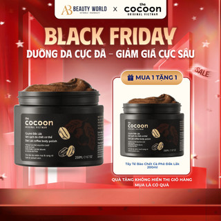   MUA 1 TẶNG 1  Cà Phê Đắk Lắk Tẩy Tế Bào Chết Cơ Thể Cocoon Dak Lak Coffee Body Polish 200ml AB Beauty World 