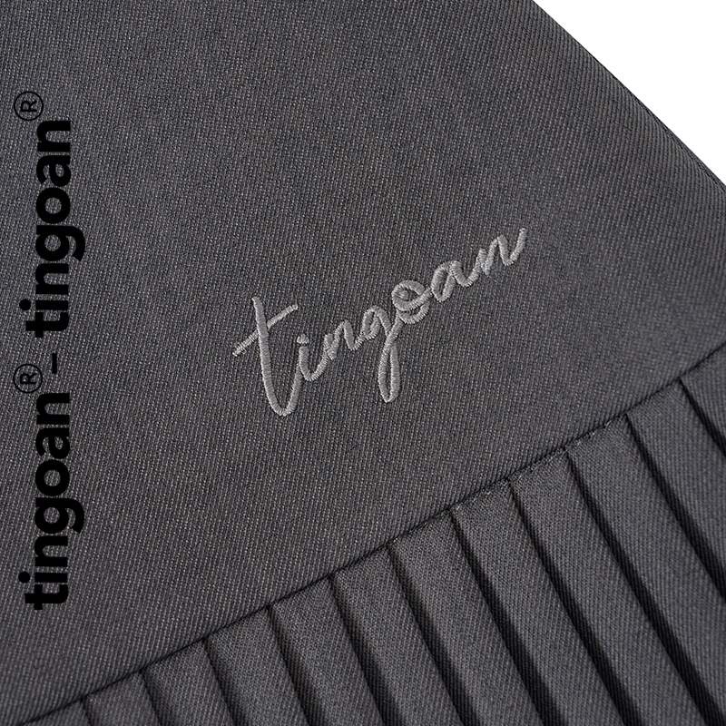 TINGOAN® X KOL- Chân váy cạp lửng thêu chữ "TINGOAN" xếp ly tingoan | BigBuy360 - bigbuy360.vn