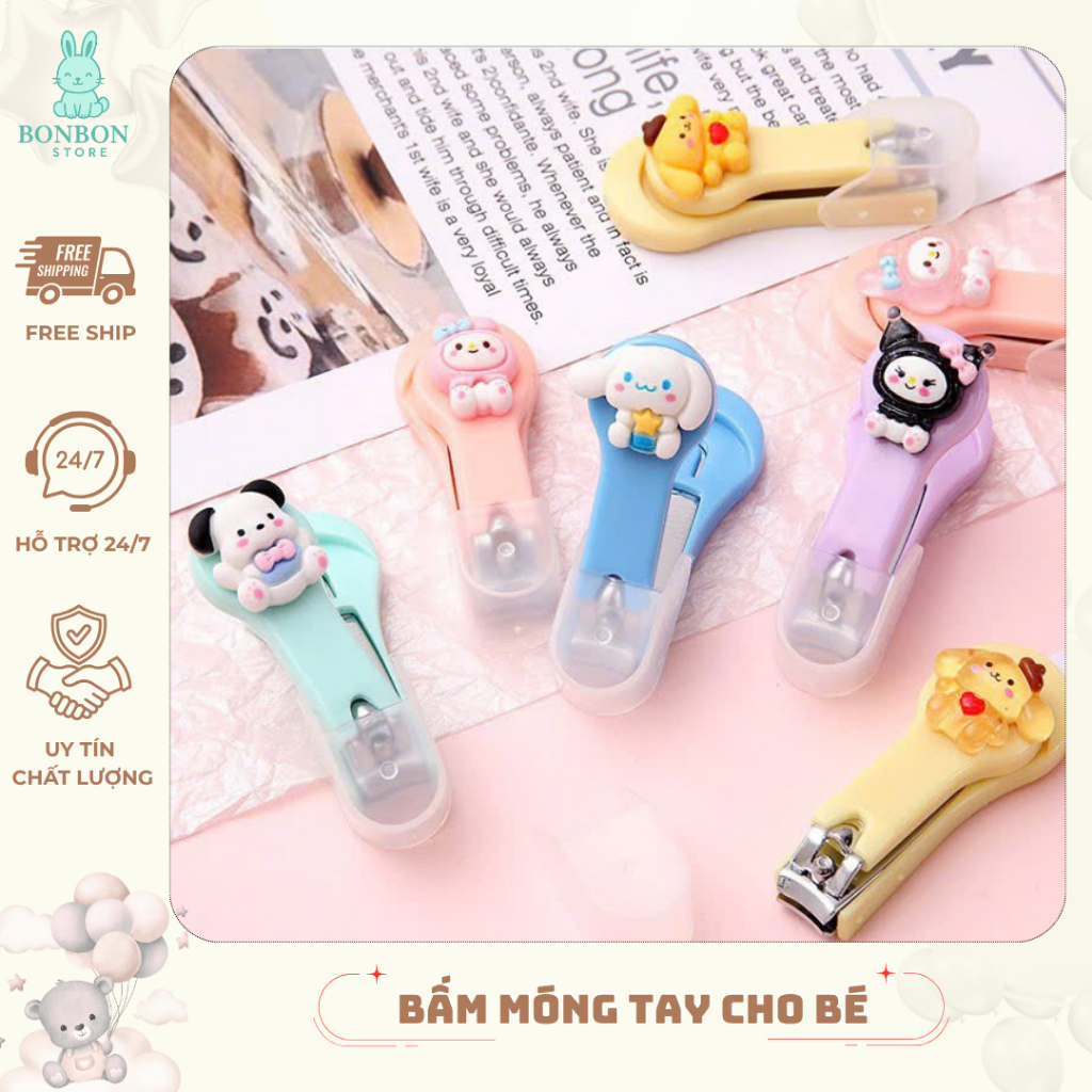 BONBON - Bấm Móng Tay Cho Bé Sơ Sinh Xinh Xắn Và Tiện Lợi HT757