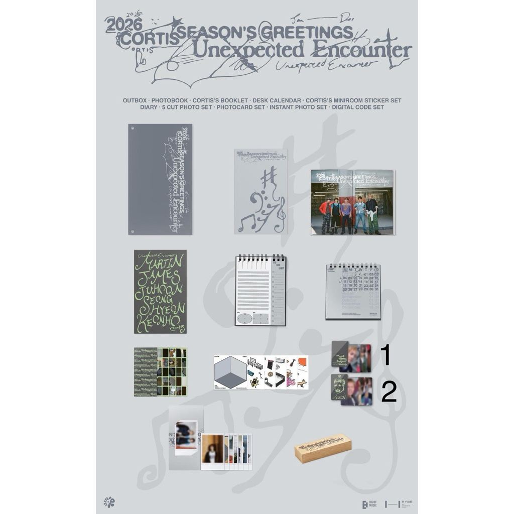 [LẺ GOODS, CARD] - CORTIS SEASON’S GREETING 2026 OFFICIAL POB WEVERSE