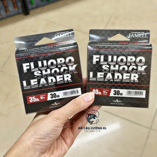 Cước câu cá Shock leader Fluoro / Nylon vỏ đen / vỏ trắng