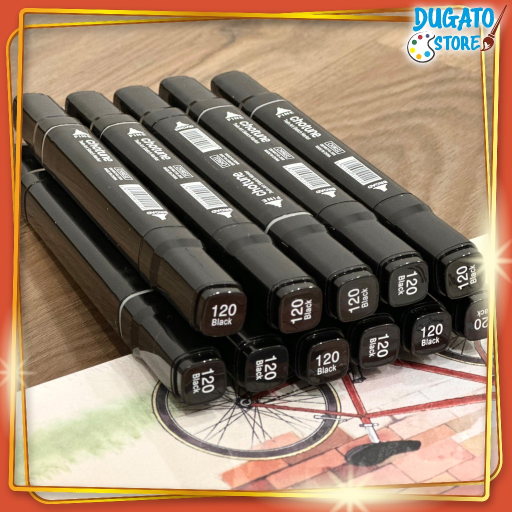 Bút Marker Đen Cây Lẻ Chotune VIP