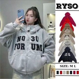  Áo Khoác Nỉ Boxy Dáng Lửng Chất Nỉ Dày Dặn Thêu Chữ Nón To 2 Nút Bấm Form Rộng Basic Năng Động Chống Nắng  RYSO 