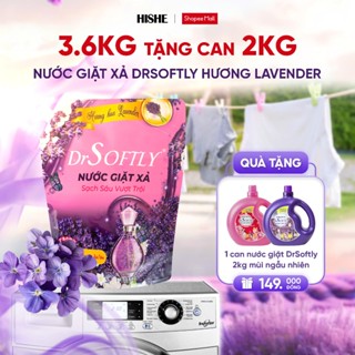    5.6 KG  Nước giặt xả Drsoftly cao cấp sạch sâu thơm lâu 3 ngày Hương Lavender Hương Nước Hoa Diệu Kì 