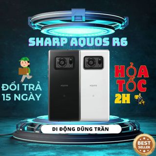 điện thoại sharp aquos r6 bản nhật máy đẹp nguyên zin 1 sim ram 12 128g màn hình 240hz cực mượt chụp hình siêu đẹp 