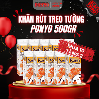   MUA 10 TẶNG 2  GIẤY RÚT TREO TƯỜNG ĐA NĂNG PONYO 500G- Thiên An Nam 