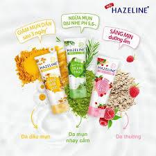 SRM SỮA RỬA MẶT HAZELINE TUÝP 100G/ hương Nghệ Hoa cúc/ Tràm trà/ Yến mạch dâu tằm/Matcha (MẪU MỚI N