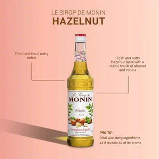 Syrup Monin Hạt dẻ / Hạt Phỉ (Hazenut) 700 ml - SMO053