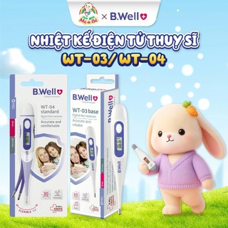  Nhiệt kế điện tử Thụy Sỹ B.Well WT.04 - Đo nhanh 30s bền dễ sử dụng bảo hành trọn đời 