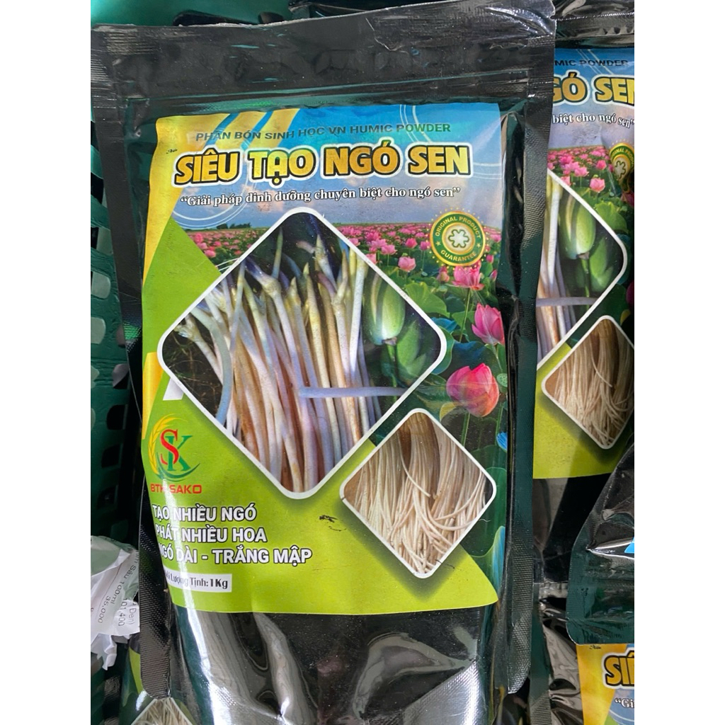 Siêu Tạo Ngó Sen (1kg) - Tạo nhiều ngó, phát nhiều hoa, ngó dài, mập trắng