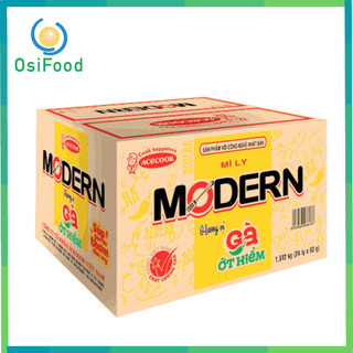 Mì Ly Modern Gà Ớt Hiểm 63Gr  24 LY _Thùng 