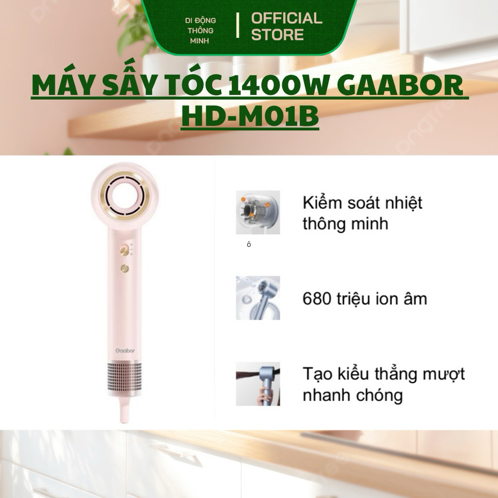 Máy sấy tóc 1400W Gaabor HD-M01B