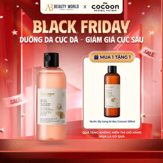   MUA 1 TẶNG 1  Nước cân bằng da Cocoon toner sen Hậu Giang 310ml phục hồi da tặng nước tẩy trang bí đao 500ml ABBW 