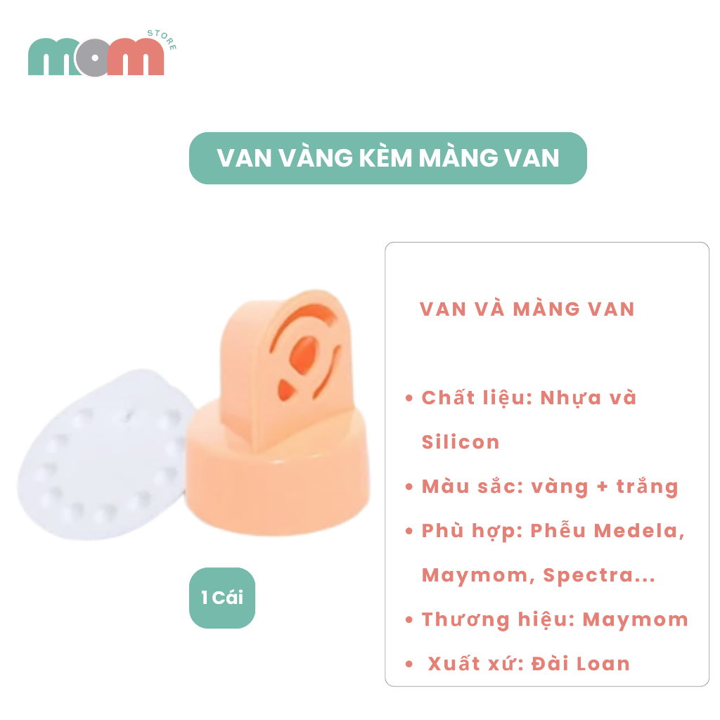 Van Một Chiều Máy Hút Sữa Spectra, Medela