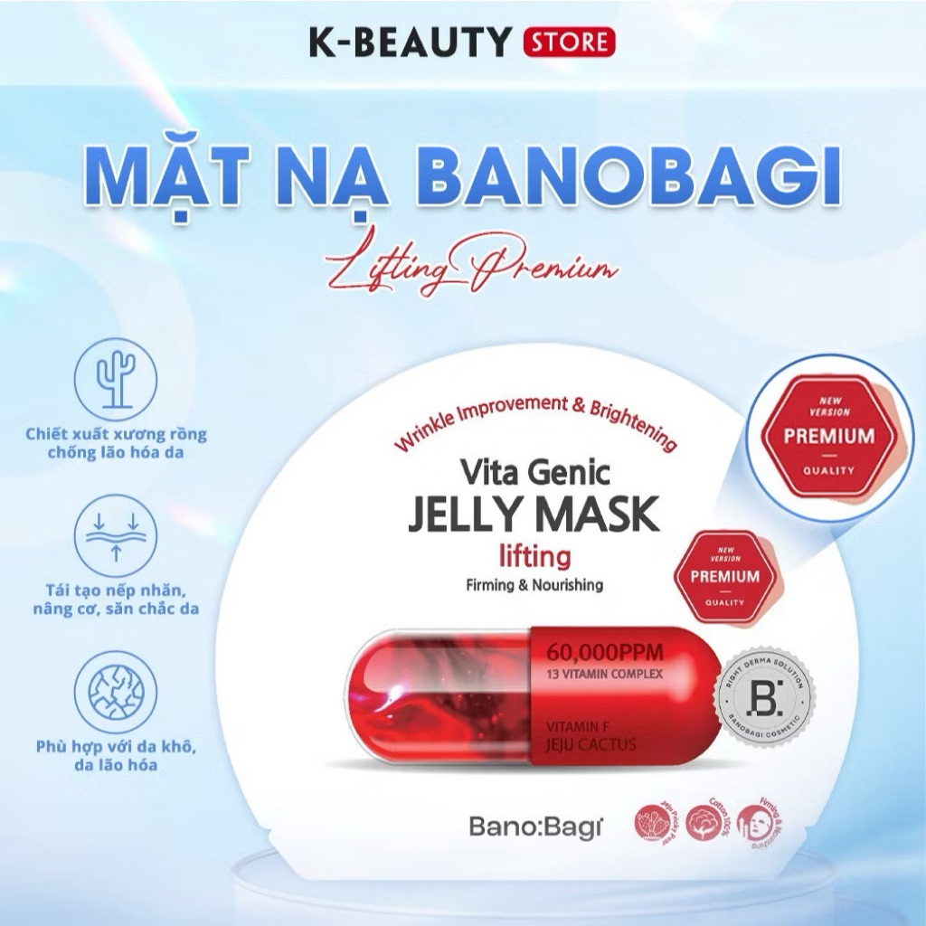 🌸 BANOBAGI Lifting Jelly Mask