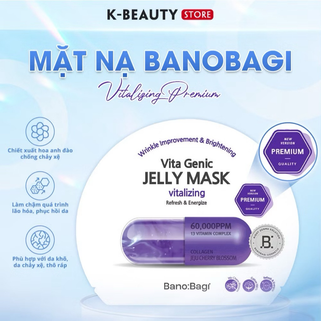 ✨ BANOBAGI Vitalizing Jelly Mask