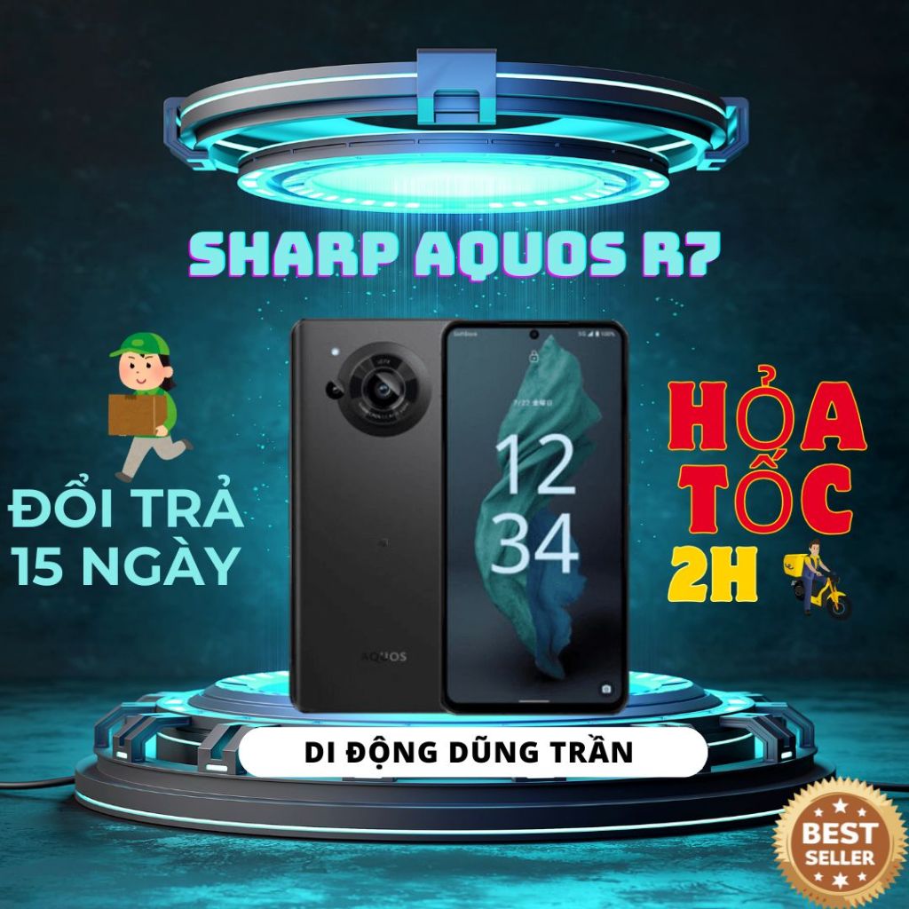 điện thoại sharp r7 máy đẹp nguyên zin bản nhật 2 sim ram 12/256g chíp 8 gen 1 cực mạnh màn 240hz si
