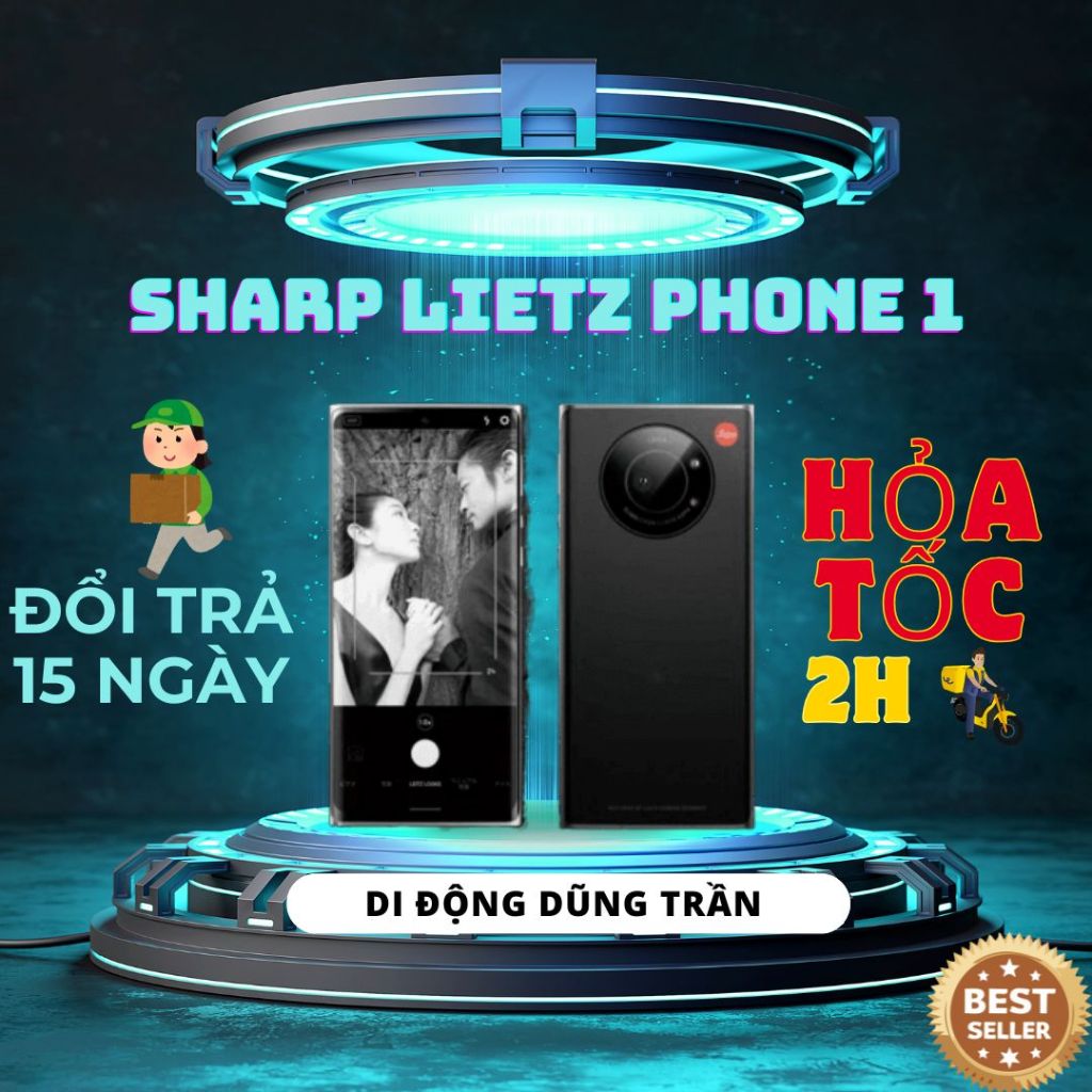 ĐIỆN THOẠI SHARP LEICA PHONE 1 Ram 12/256g pin 5000mah chíp snapdragon 888 cực mạnh màn hình 240hz l