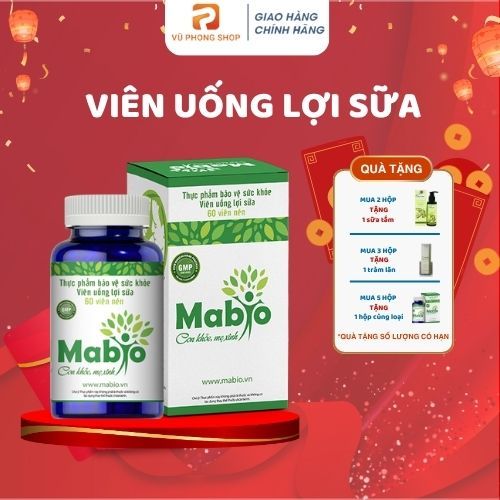 Mabio Lợi Sữa Dành Cho Các Mẹ Sau Sinh Bị Mất Sữa Ít Sữa Hàng Chính Hãng Japa Kids