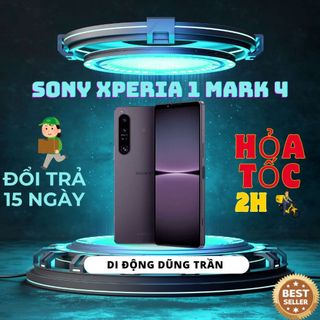  điện thoại sony xperia 1 mark 4 máy đẹp nguyên zin chụp hình siêu nét 2 sim ram 12 256g chip 8 gen 1 MÀN HÌNH OLED 4K 