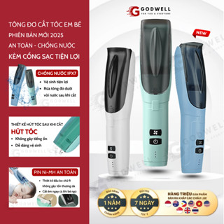   BÁN CHẠY  Tông Đơ Cắt Tóc Cho Bé Máy Hớt Tóc Êm Dùng Cả Khi Bé Ngủ Sạc Pin Rời Tặng Bộ Phụ Kiện 