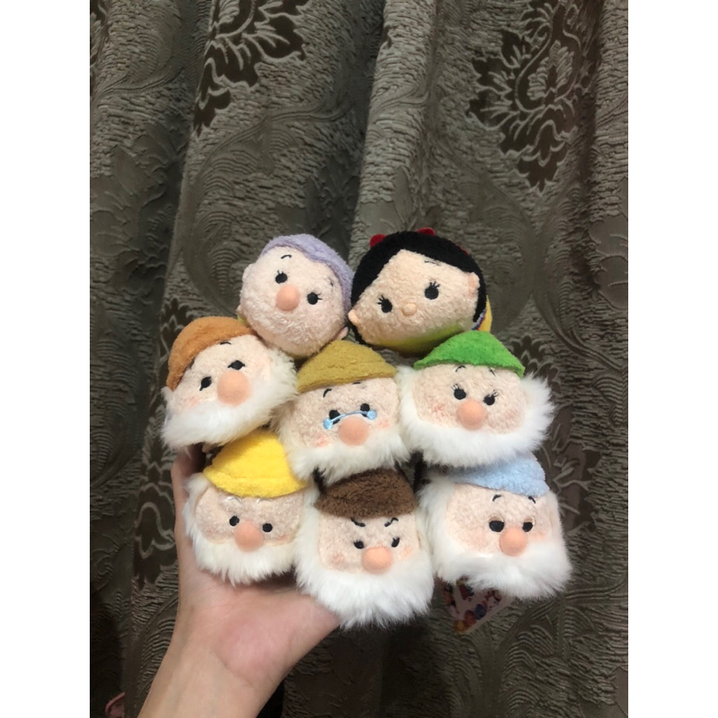 Gấu bông tsum bạch tuyết và 7 chú lùn snow white