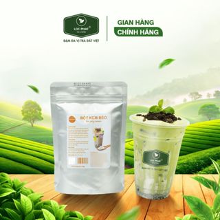  Bột Kem Béo Toppingreen 200gr - Dùng Pha Trà Sữa Latte Làm Bánh 