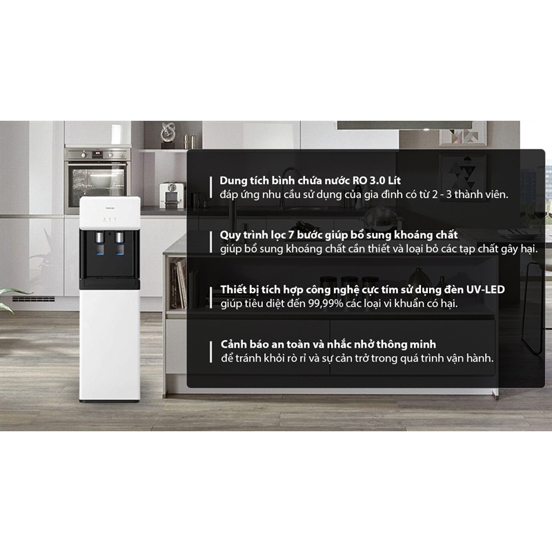 [NEW - CHÍNH HÃNG] -  Máy Lọc Nước Toshiba TWP-N1660SVN(W)