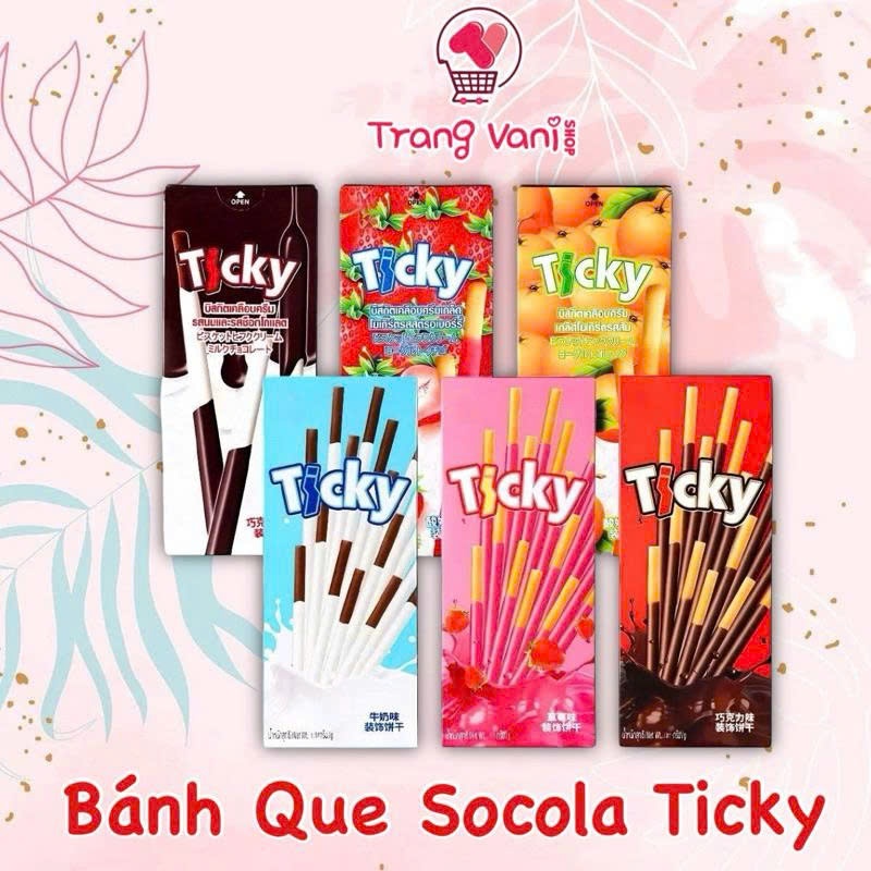 Bánh Que Socola TICKY Thái Lan