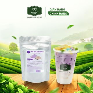  Bột Sữa Khoai Môn Toppingreen 1KG - Dùng Làm Trà Sữa Latte Đá Xay Topping 