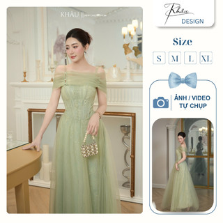  Đầm Nữ Đi Tiệc Váy Nữ Ren 2 Dây Trễ Vai Tiểu Thư Phong Cách Thanh Lịch Sang Trọng - K927 