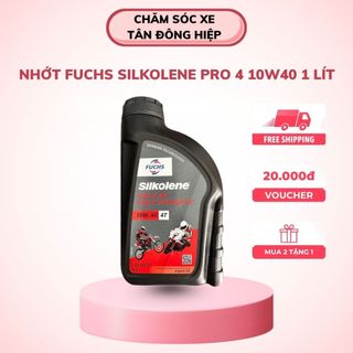  NHỚT FUCHS SILKOLENE PRO 4 10W40 1 LÍT 