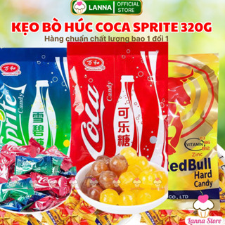  【Gói 320g Kẹo Ngậm Mix Vị Năng Lượng – Sting Bò Húc Coca Sprite – Kẹo Ngậm Tăng Lực Fast Charging Ngon Lạ Miệng 