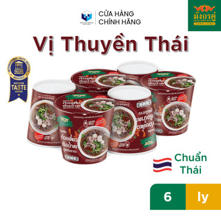  Miến ăn liền SONG LONG - vị Mì Thuyền Thái  Ly   Chuẩn Thái  - LỐC 6 ly 