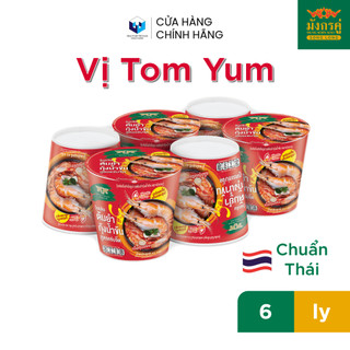  Miến ăn liền SONG LONG - vị Tom Yum  Ly   Chuẩn Thái  - LỐC 6 ly 