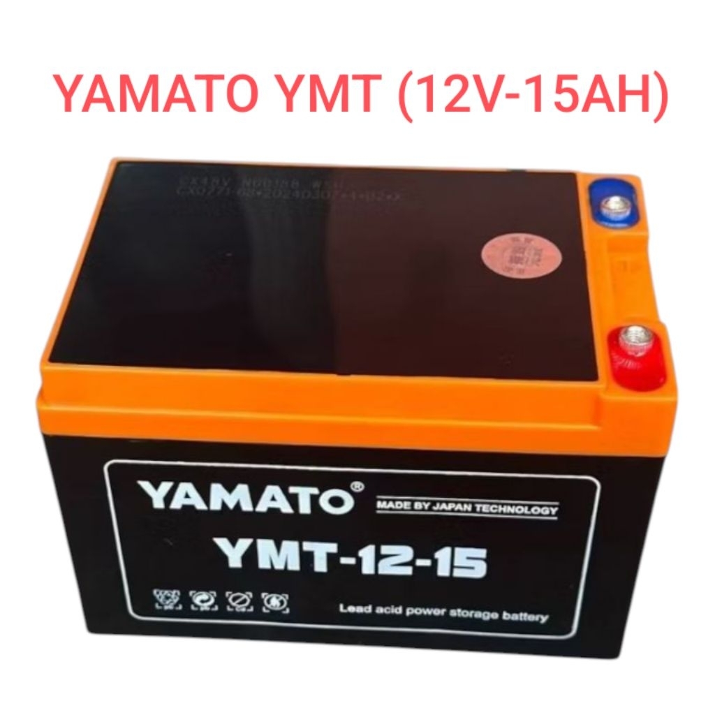 Ắc Quy Yamato Lux YMT-15 Xe Đạp Điện (12V-15AH) Chính Hãng