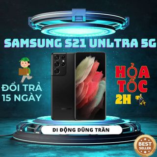  điện thoại samsung s21 unltra máy đẹp nguyên zin bản mỹ 2 sim ram 12 128g chụp hình siêu đẹp 
