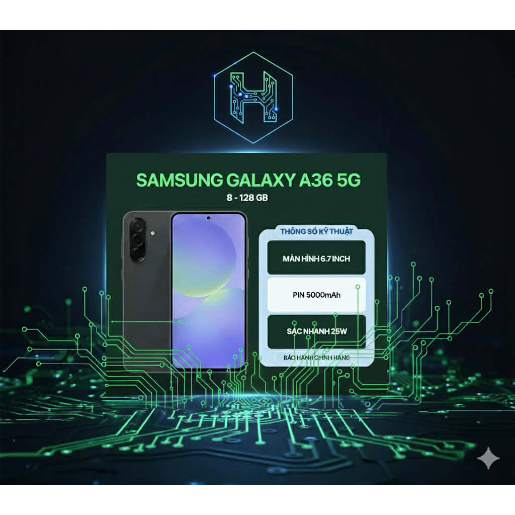 2 Sản phẩm Samsung A36 5G 8/128g- hàng chính hãng