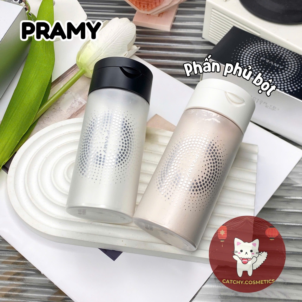 [PRAMY] Phấn Phủ Bột PRAMY Dạng Chai Dung Tích Lớn Kiềm Dầu, Sheer Flawless Silky Loose Powder, 100g