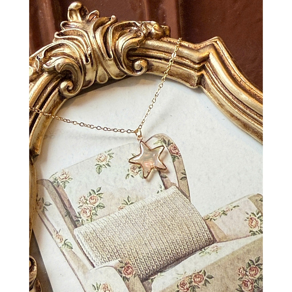 Dây Chuyền Ngôi Sao Xà Cừ Ánh Hồng 2ABNORMAL