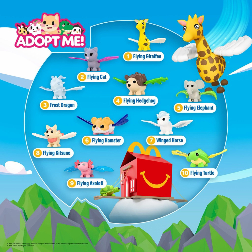 Mô Hình Adopt Me x Mcdonalds 2025