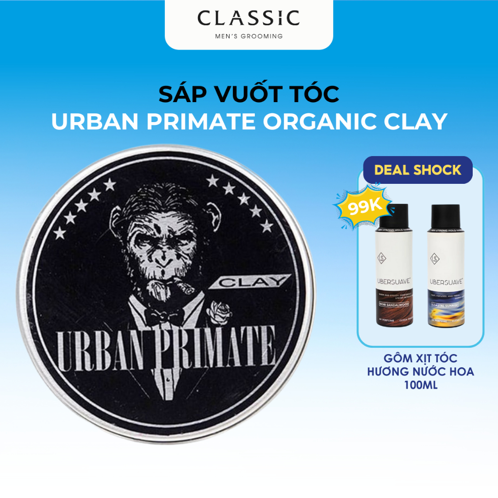 Sáp Urban Primate Styling Clay Pomade