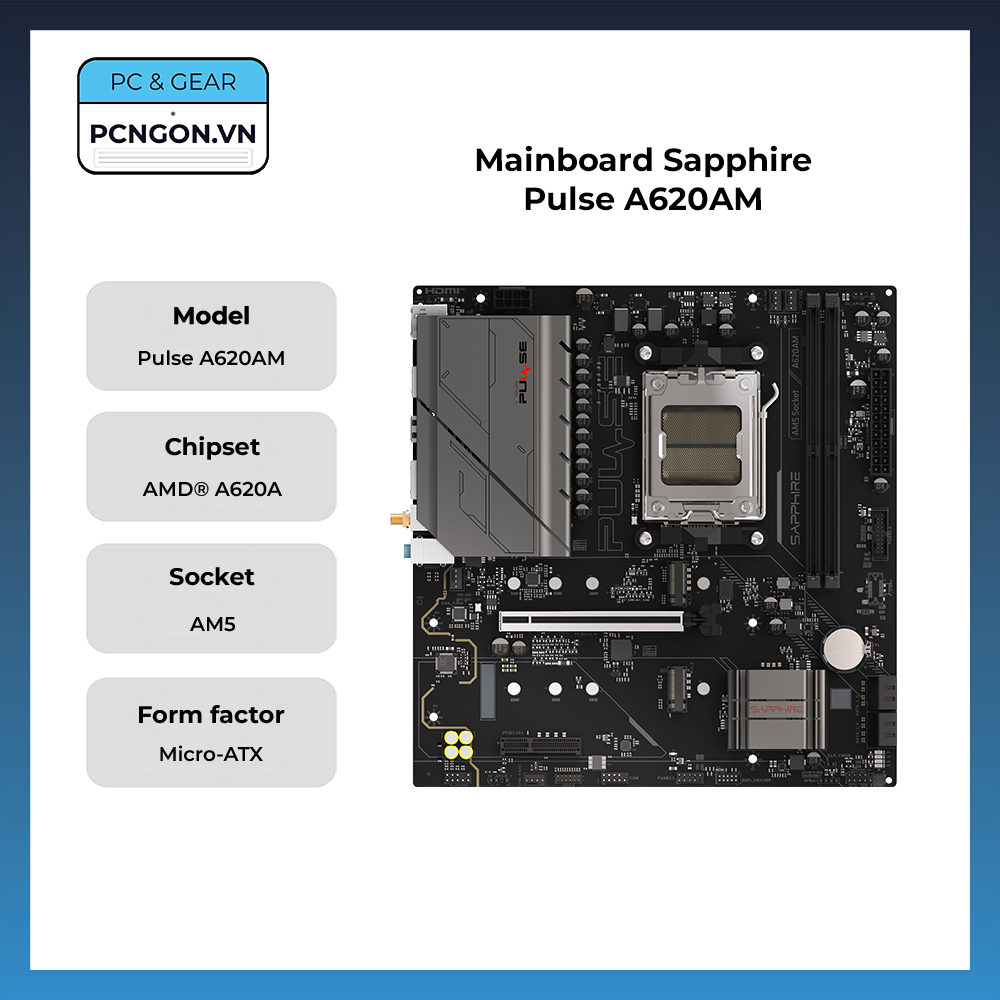 [PCNGON] Mainboard Sapphire Pulse A620AM