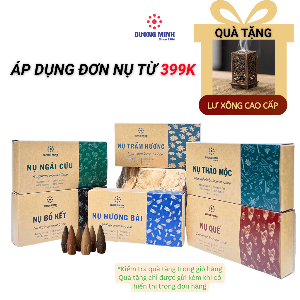 Nụ bồ kết xông nhà Dương Minh trầm nụ 100% thành phần tự nhiên thanh lọc, khử khuẩn không gian
