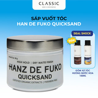  Sáp vuốt tóc Hanz De Fuko Quicksand 56g - Chính Hãng 