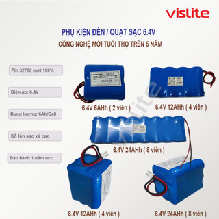 Nguyên bộ 6.4V 32700 thay cho đèn, quạt năng lượng mặt trời
