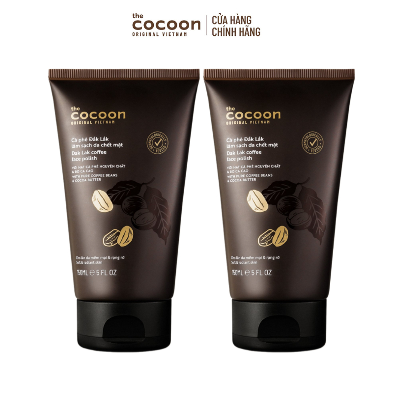 [MUA 2 GIẢM 41%] Combo 2 Tẩy da chết mặt cà phê Đắk Lắk Cocoon cho làn da mềm mại & rạng rỡ 150ml | BigBuy360 - bigbuy360.vn