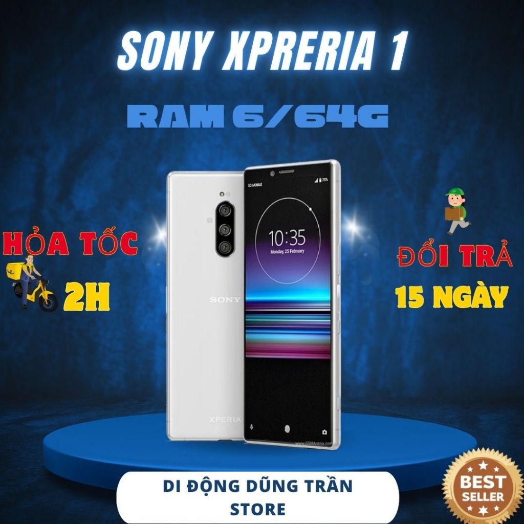 ĐIỆN THOẠI SONY XPERIA 1 MÁY ĐẸP NGUYÊN ZIN RAM 6/64G CHÍP SNAPDRAGON 855 CHỤP HÌNH SIÊU ĐẸP