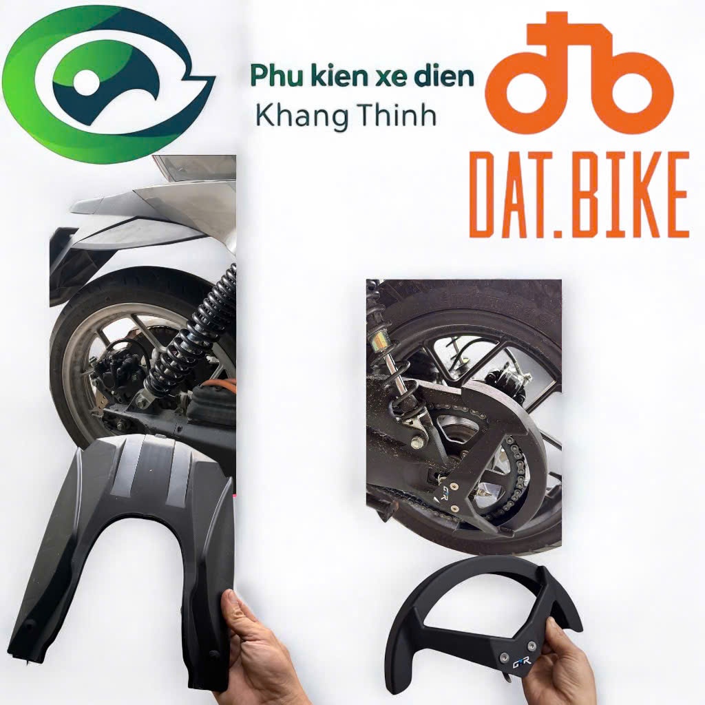 Chắn Bùn dè sau xe datbike Quantum S0 S1,2,3  gắn như zin